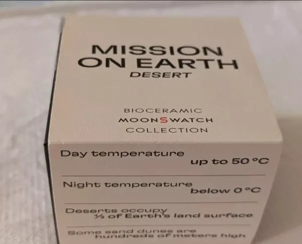 MOONSWATCH MISSION ON EARTH DESERT - SWATCH X OMEGA BIOCERAMIC