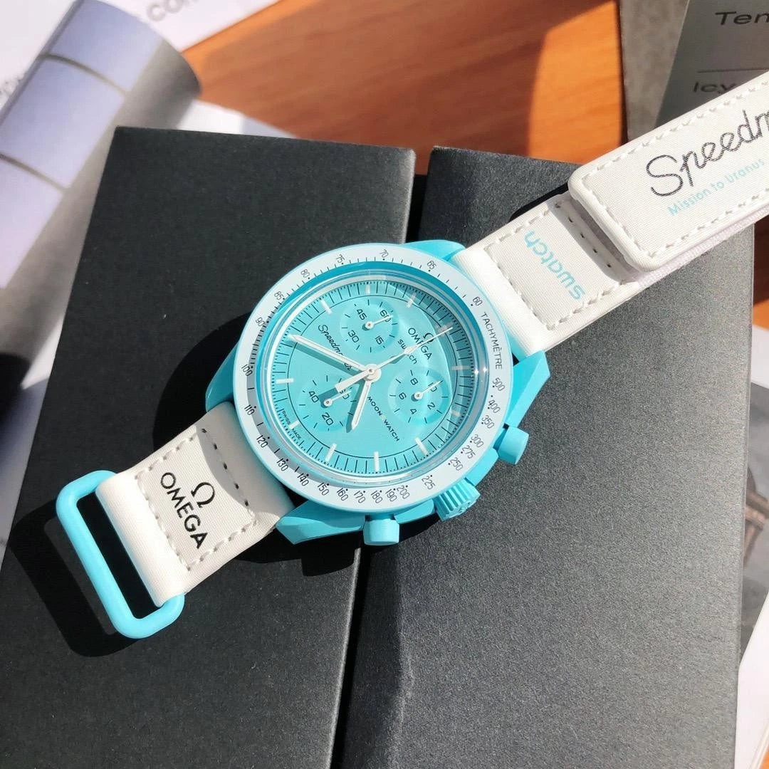 MOONSWATCH MISSION TO URANUS - SWATCH X OMEGA BIOCERAMIC