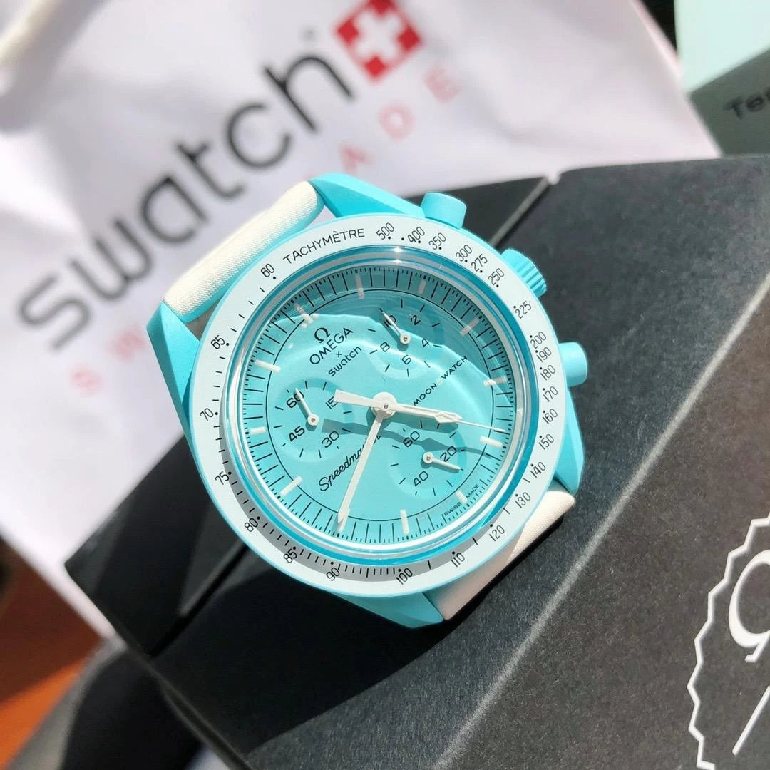 MOONSWATCH MISSION TO URANUS - SWATCH X OMEGA BIOCERAMIC