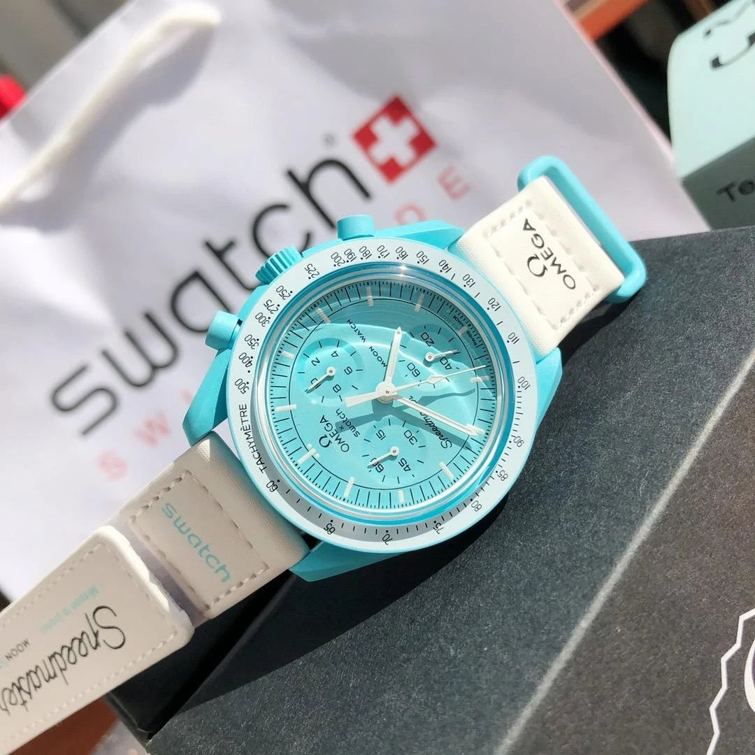 MOONSWATCH MISSION TO URANUS - SWATCH X OMEGA BIOCERAMIC