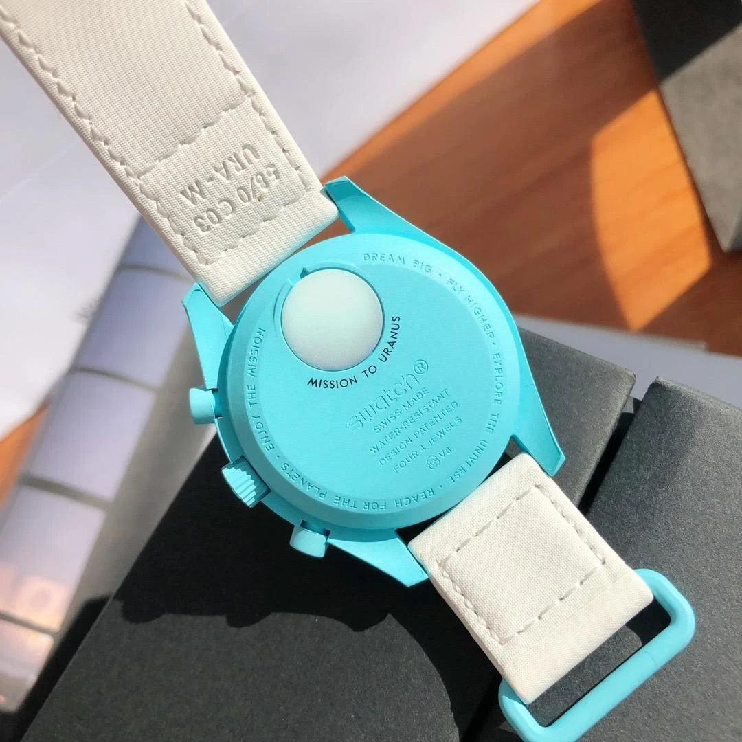 MOONSWATCH MISSION TO URANUS - SWATCH X OMEGA BIOCERAMIC