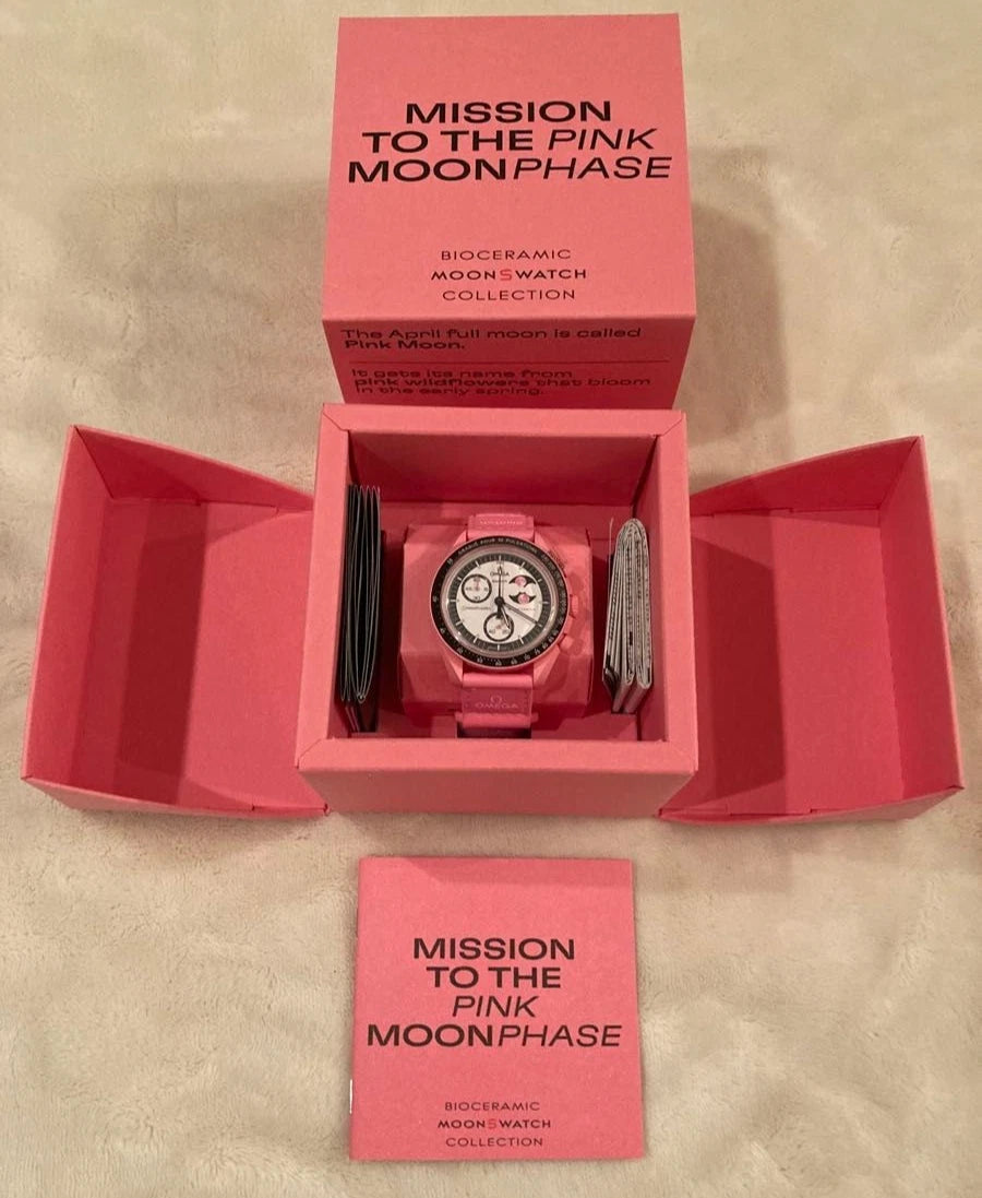 MOONSWATCH MISSION TO PINK - SWATCH X OMEGA BIOCERAMIC